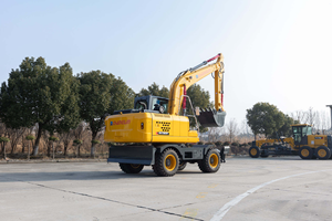 Excavadora Móvil de Ruedas GHT160W de 16 Toneladas, Excavadora Hidráulica Flexible para Reparación de Carreteras Urbanas y Construcción Municipal - Product Image 6