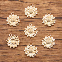 Tournesol Charmes Coloré Alliage Pendentif DIY Fleur Pendentifs pour la Fabrication de Bijoux