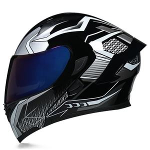 Nouveau XL Full Face <span class=keywords><strong>Predator</strong></span> Design <span class=keywords><strong>Casque</strong></span> de <span class=keywords><strong>moto</strong></span> Open Face PC Shell pour Motocross Vélo et Cyclisme Condition Nouveau - Product Image 4