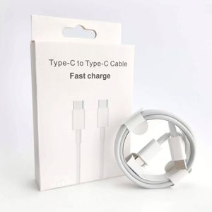 Premium 3ft Dual Usb c Phone Cable with Package Box Fast Charging Usb V8 Type-c Pd Data Cable for Mobile Phone - Product Image 1