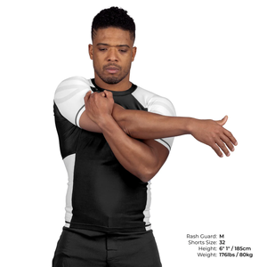 Tontons Custom <strong>Men's</strong> Short Sleeve Compression Shirt <strong>Rash</strong> <strong>Guard</strong> and Anti-Bacterial Fabric for No Gi BJJ Jiu-Jitsu Wear - Product Image 4