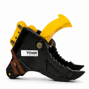 Mini Excavator <b>Hydraulic</b> Tree Shears Forestry Wood Tree <b>Cutter</b> - Product Image 6