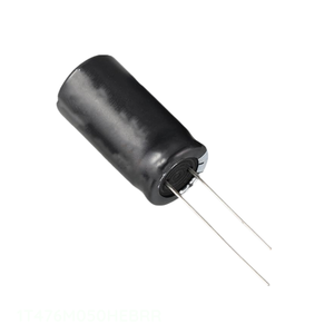 ตัวเก็บประจุแบบ RADIAL TH Through Hole ยี่ห้อ Manufacturer Channel รุ่น CAP ALUM 47UF 20% 50V ความจุ 47 ไมโครฟารัด 1T476M050HEBRR - Product Image 1