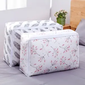 OEM Pvc imballaggio di plastica sacchetto della chiusura lampo per il letto foglio/coperta/cuscino