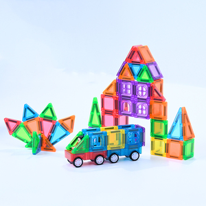 Mini blocs magnétiques, jouets éducatifs <span class=keywords><strong>Montessori</strong></span> pour enfants, <span class=keywords><strong>jeux</strong></span> portables STEM pour l'extérieur - Product Image 3