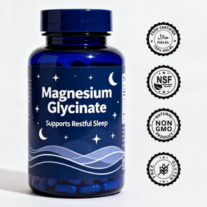 Cápsulas de Glicinato de Magnesio Natural Veganas Sin OMG Mezclas Personalizadas Desarrollo de Marca Privada ODM OEM Certificación KOSHER USDA - Product Image 1