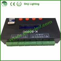 Contrôleur de pixels LED K-8000C Original Ws2812 K8000C SPI 1024 Pixels Programmable DMX512 Ws2811 Carte SD Contrôleur de pixels LED