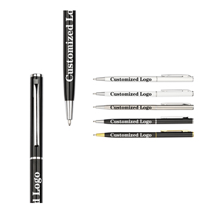 Bolígrafo Metálico Promocional de Venta Caliente con Logotipo Personalizado, Cuerpo Delgado, Novedoso, Publicitario, con Tinta Negra de Alta Calidad - Product Image 3