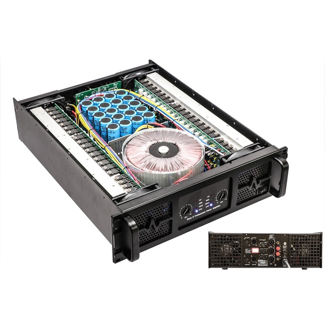 PD-8000 Hight Quality 3-step Power Supply Long case Class H Power Amplifier for Home Use Karaoke Stage