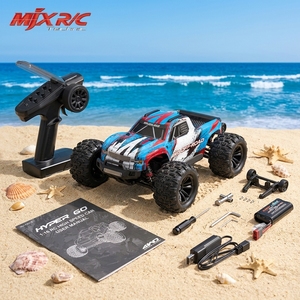 Vente en gros de voitures RC MJX 16218 Hyper <span class=keywords><strong>Go</strong></span> 1:16 sans balais, <span class=keywords><strong>4</strong></span> roues motrices, haute vitesse 45 km/h, tout-terrain, télécommandées, monster truck pour adultes - Product Image 6