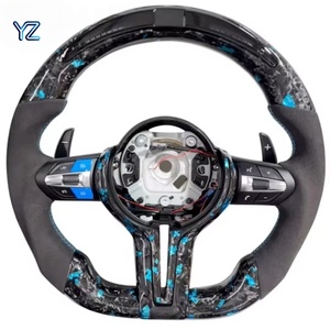 <span class=keywords><strong>Volante</strong></span> Deportivo Personalizado YZ <span class=keywords><strong>M</strong></span> Sport de Fibra de Carbono con LED para <span class=keywords><strong>BMW</strong></span> X1 X2 X3 X4 E81 F10 F20 F30 F21 F22 M4 F82 M2 F87 E91 E92 E93 - Product Image 3