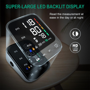 Thiết bị y tế nhịp tim không đều phát hiện medidor de presion động mạch có thể sạc lại huyết áp màn hình USB BP máy - Product Image 6