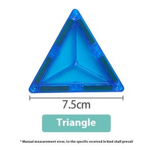 Tuiles magnétiques colorées Puzzle éducatif blocs de construction pour enfants <span class=keywords><strong>bloc</strong></span> magnétique jouets avec aimants pièces de recharge - Product Image 6