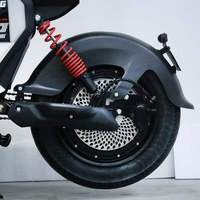 Vélo électrique urbain léger pour adultes, avec moteur à moyeu arrière, batterie au plomb-acide 48V, roue de 14 pouces