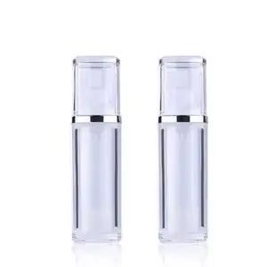 30ml 아크릴 Quadruple 진공 병 두 배 총검에 의하여 눌러진 로션 병 50ml 장벽 크림 병