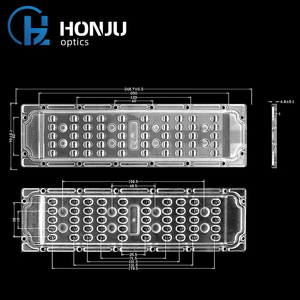 Mảng ống kính quang học <span class=keywords><strong>LED</strong></span> Honju 250x70mm 3030 50n1 đa góc chiếu sáng đường phố, đèn pha <span class=keywords><strong>LED</strong></span>, nhiều ống kính - Product Image 6