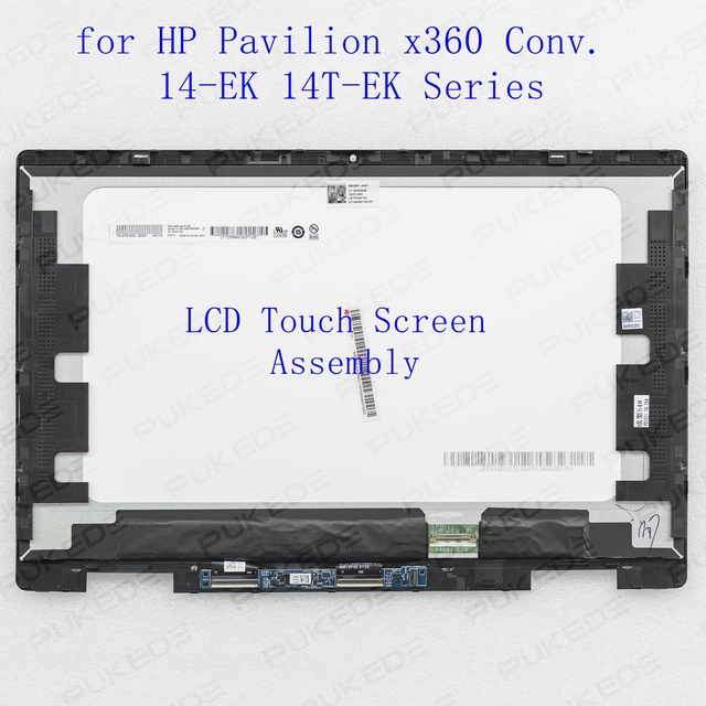 14.0 LCD Touch Screen Digitizer Assembly for HP Pavilion x360 14-EK 14T-EK 14-ek0039TU 14-ek0157TU 14-ek0162TU FHD Display Panel