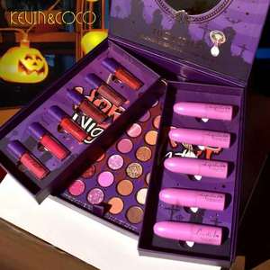 Venta caliente Kevin Coco Halloween palet Zombie Bride Palette Alta pigmentación Cosmeticos de Halloween paleta de sombras por mayoreo - Product Image 5