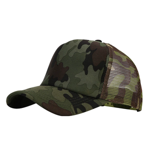 Casquette Trucker Décontractée à 5 Panneaux en Mousse Camouflage Uni Respirante avec Maille, Idéale pour le Voyage, le Cyclisme et les Activités de Plein Air, Imprimée par Sublimation – Prix Bas - Product Image 3