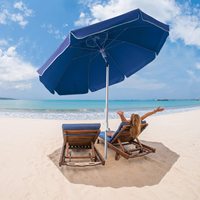 Parasol géant de jardin de pêche étanche robuste parasol de piscine parapluies légers solaires à LED Parasol de patio extérieur pour restaurant