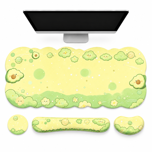 Alfombrilla de Ratón para Juegos Extendida de Diseño Personalizado, Reposamuñecas para Teclado, Cojín Reposamuñecas, Alfombrilla de Ratón Grande con Reposamuñecas, Juego de 4 Piezas - Product Image 6