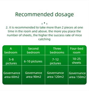 Trampa de Pegamento para Ratones y Ratas de Fácil Uso, Fuerte y Adhesiva, con Cartón Sólido para el Control de Pequeños Plagas en Interiores del Hogar, Como Ratones y Cucarachas - Product Image 5
