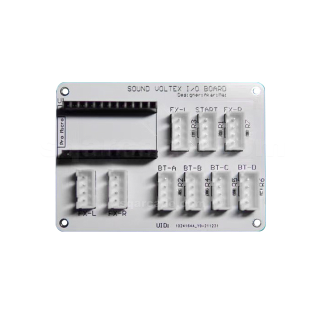 SDVX IO Board USB-HID Protocol LED Support 7 Keys Two Encoder Inputs