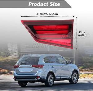 Pour Mitsubishi Outlander 2016-2021, ensemble de feux arrière, feu stop arrière intérieur, clignotant, accessoires de voiture 8331A185 8331A186 - Product Image 6