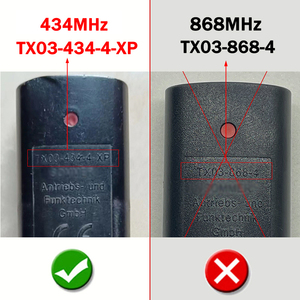 <span class=keywords><strong>SOMMER</strong></span> 434MHz TX03-434-4-XP porte de garage télécommande 434.42MHz porte télécommande - Product Image 3