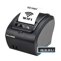 Impresora de Recibos POS de Alta Velocidad de 3 Pulgadas con Cortador Automático, Impresora de Facturas de 80 mm con USB, Serial, LAN, Bluetooth y Wifi para Restaurantes y Cocinas