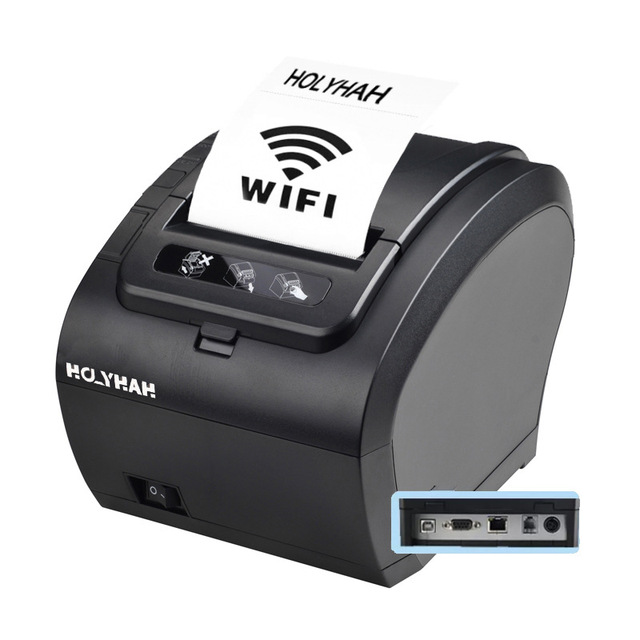 Top Sale  3 Inch High Speed Receipt POS Printer with Auto Cutter 80mm USB Serial Lan BT Wifi Bill Printer for Restaurant Kitchen