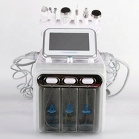 Appareil professionnel multifonction 6 en 1 pour le nettoyage en profondeur de la peau, le rajeunissement cutané, le peeling à l'eau H2O2, l'hydradermabrasion