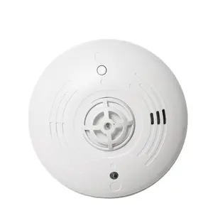 创新的发光二极管蜂鸣器火灾报警器可寻址无线烟雾和热量EN54建筑标准装置