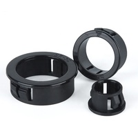 Bouchon rond en NYLON66 de 16 mm, moulé par injection, ignifuge 94V-2, type à clipser, Longran SKT-16