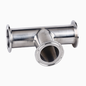 <span class=keywords><strong>Phil</strong></span> 76 Mandrin 92 Té en acier inoxydable KF16 KF25 KF40 KF50 Raccord sous vide KF Té à 3 voies - Product Image 3