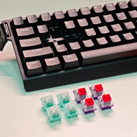Clavier MADLIONS MAD68 noir et jaune, touches profilées, interrupteurs magnétiques Po, clavier de jeu PRO 8000Hz pour le jeu