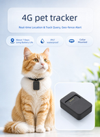 Traceur GPS 4G pour animaux de compagnie en gros, positionnement Beidou en temps réel, localisateur anti-perte rechargeable étanche IP67 pour chiens et chats