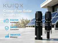 Connecteur solaire photovoltaïque Slocable KUIQ X Snap-In, étanche, à conducteur en cuivre, sans sertissage