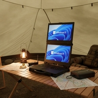 Nouvelle tablette PC robuste Intel avec design pliable et double écran, étanche et antichoc pour les environnements extrêmes