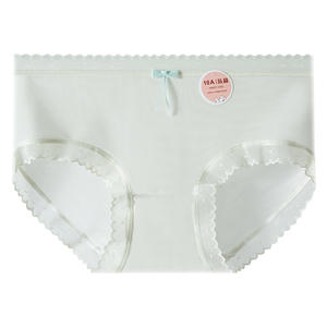 Culotte Hipster Sexy Sans Couture Antibactérienne Taille Moyenne en Tricot Solide pour Femme Pure Désir - Product Image 4