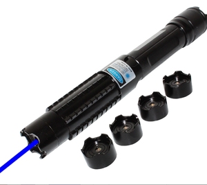 Factory Direct Sale Rechargeable LED Laser Pointer Flashlight Multi-Functional Aluminum Body Blue Infrared Laser