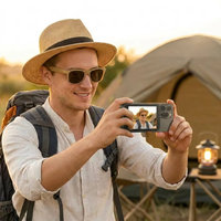Écran Selfie Magnétique 5G WiFi, Diffusion d'Écran Sans Fil, Moniteur 3,97 Pouces 60Hz