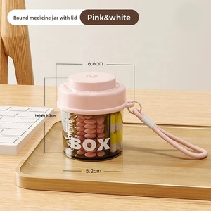 Wholesale Medibox PP <b>Pill</b> Box <b>Bottle</b> Sealed Medicine Organizers Portable Packaging Cases for Storage - Product Image 6