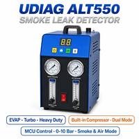 Detector de Fugas de Humo Automotriz UDIAG ALT550, Localizador de Fugas EVAP Turbo HD, Bomba Integrada, Modo Dual 12V para Automóvil, Camión, Autobús