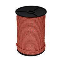 Cordon d'escalade en polyester durable de 6 mm conçu pour les systèmes de cordes d'alpinisme et les tâches de mise en place d'équipements de sauvetage
