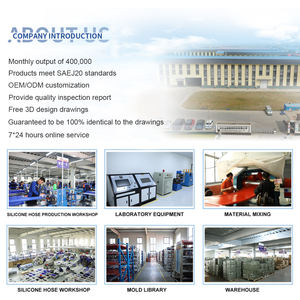 Fabrika toptan yüksek performanslı düz kambur silikon hortum 3 "76mm siyah kırmızı mavi Intercooler OEM kamyon silikon hortum - Product Image 4