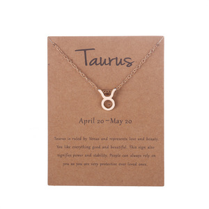 Colliers des 12 constellations pour femmes, collier du <span class=keywords><strong>signe</strong></span> du zodiaque pour femmes, collier de constellation, cadeau <span class=keywords><strong>astrologique</strong></span> du zodiaque - Product Image 6