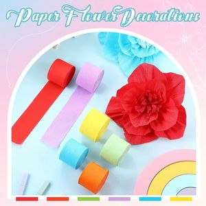 Мексиканский набор украшений для вечеринки мексиканский Креп-бумага цветы фиеста оборки стример фон для украшения вечеринки Cinco De Mayo - Product Image 3