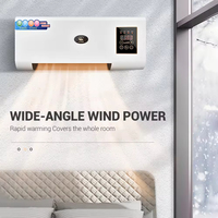 Ventilateur de chauffage mural électrique 1800W, double fonction, pour chauffage d'appoint domestique