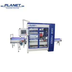 PLANET MACHINE Easy Operation Canned beverage juice water carbonated drinks Packaging Machine Case Packers In Produce Line